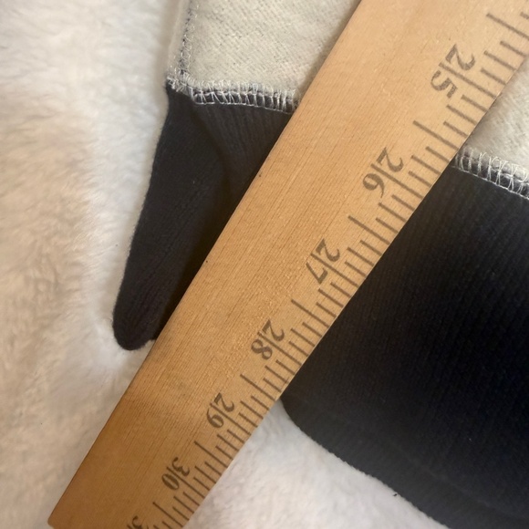 Scotch & Soda Sweater Mens Size Large Blue Gray Striped Wool Blend Crew Neck Pre - Picture 9 of 10